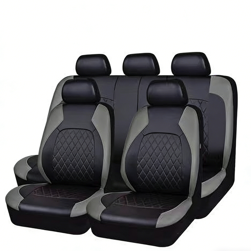 📢📢50% DE RÉDUCTION !! ⏰ Ensemble de 9 housses de siège auto en cuir – Ajustement universel, durables & faciles d'entretien – Parfaites pour le confort & la protection en voiture 🚗