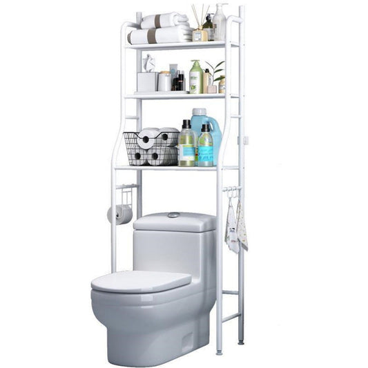 🚽 50% DE RÉDUCTION! 🛁 Étagère de Rangement 3 Niveaux pour Toilettes – Économiseur d‘Espace, Installation Facile & Support Jusqu‘à 20kg 📦