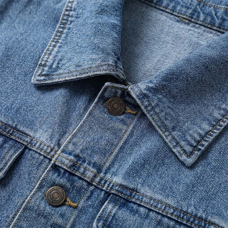 📢📢50 % de réduction !!⏰LIVRAISON GRATUITE⏰Manteau long en denim boutonné pour femme