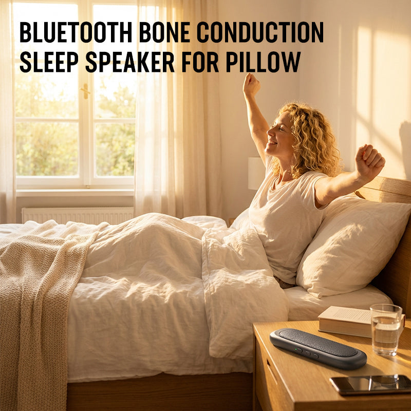 📢📢50 % de réduction⏰Haut-parleur Bluetooth à conduction osseuse pour oreiller