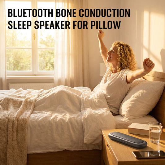 📢📢50 % de réduction⏰Haut-parleur Bluetooth à conduction osseuse pour oreiller