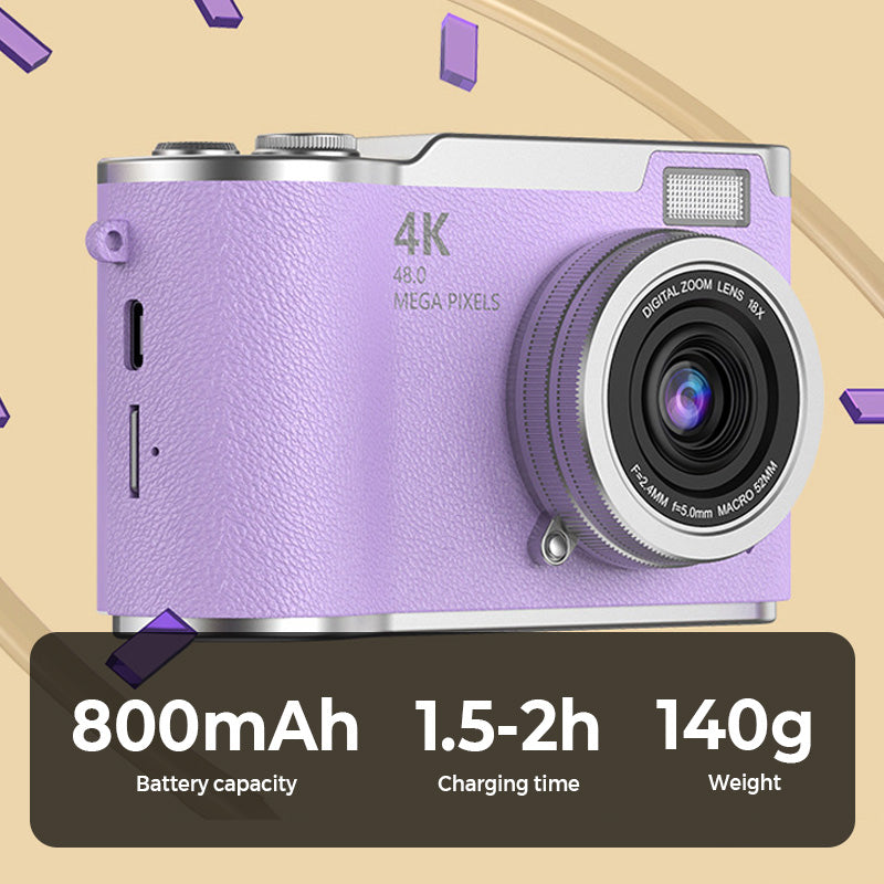 📸 50% DE RÉDUCTION + LIVRAISON GRATUITE ✨ Appareil Photo Numérique 4K HD à Écran Rabattable – Autofocus, Zoom 16X & Parfait pour Vlogs & Photos 🎥