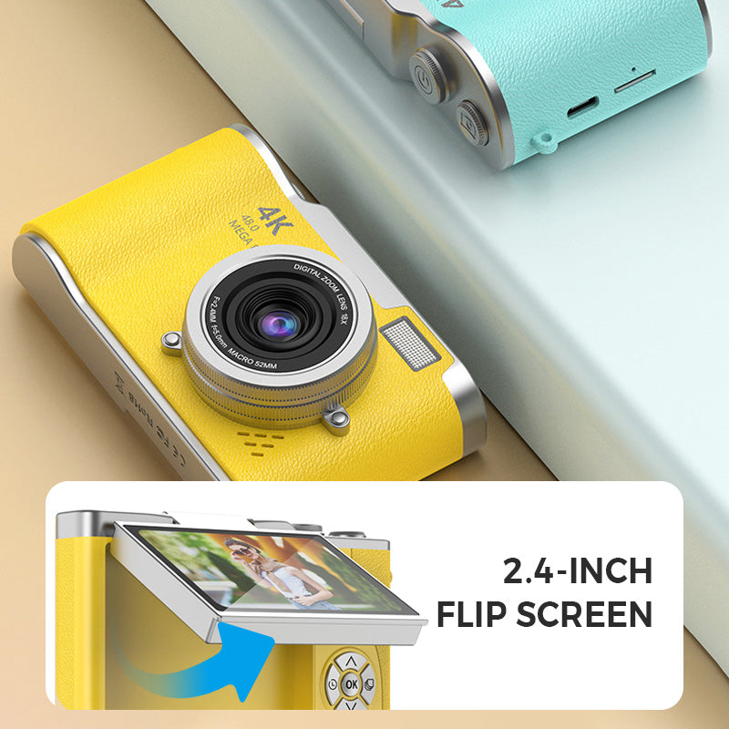 📸 50% DE RÉDUCTION + LIVRAISON GRATUITE ✨ Appareil Photo Numérique 4K HD à Écran Rabattable – Autofocus, Zoom 16X & Parfait pour Vlogs & Photos 🎥