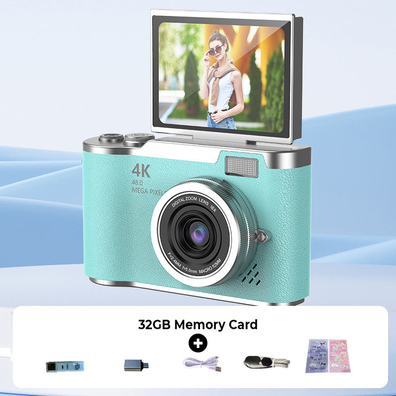 📸 50% DE RÉDUCTION + LIVRAISON GRATUITE ✨ Appareil Photo Numérique 4K HD à Écran Rabattable – Autofocus, Zoom 16X & Parfait pour Vlogs & Photos 🎥