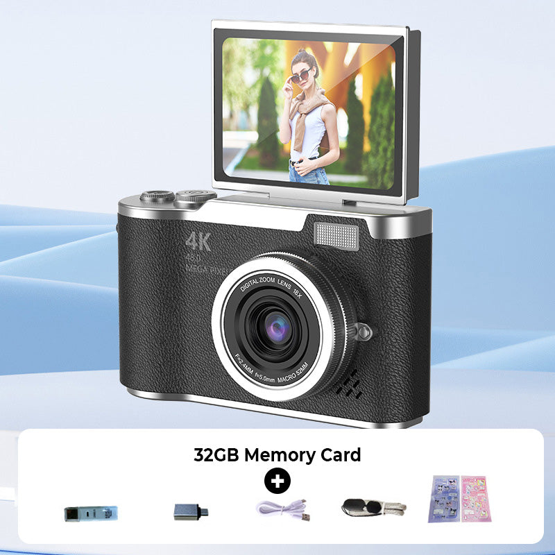 📸 50% DE RÉDUCTION + LIVRAISON GRATUITE ✨ Appareil Photo Numérique 4K HD à Écran Rabattable – Autofocus, Zoom 16X & Parfait pour Vlogs & Photos 🎥