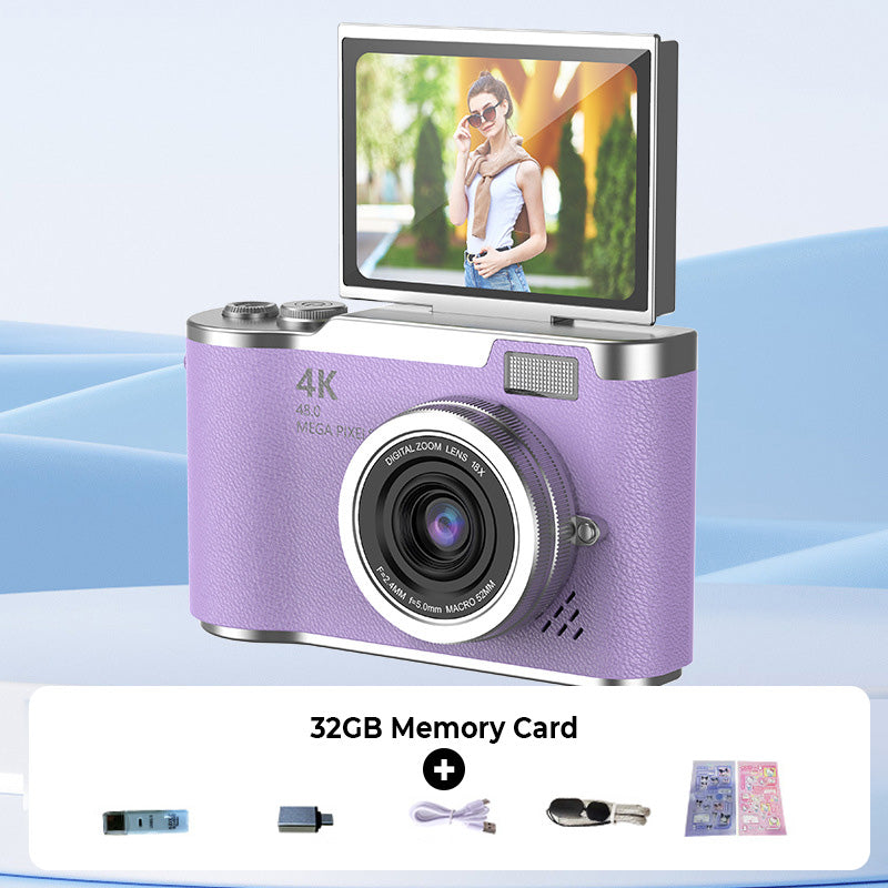 📸 50% DE RÉDUCTION + LIVRAISON GRATUITE ✨ Appareil Photo Numérique 4K HD à Écran Rabattable – Autofocus, Zoom 16X & Parfait pour Vlogs & Photos 🎥