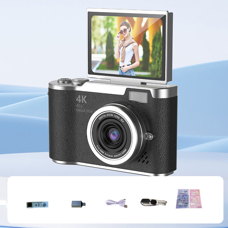 📸 50% DE RÉDUCTION + LIVRAISON GRATUITE ✨ Appareil Photo Numérique 4K HD à Écran Rabattable – Autofocus, Zoom 16X & Parfait pour Vlogs & Photos 🎥