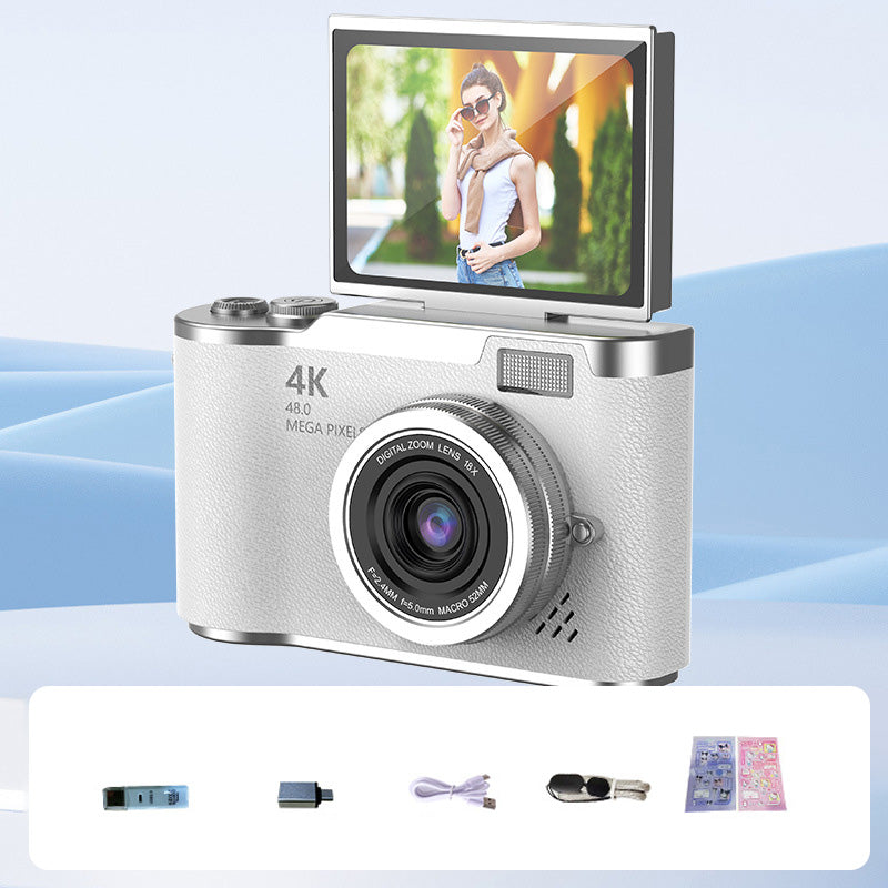 📸 50% DE RÉDUCTION + LIVRAISON GRATUITE ✨ Appareil Photo Numérique 4K HD à Écran Rabattable – Autofocus, Zoom 16X & Parfait pour Vlogs & Photos 🎥