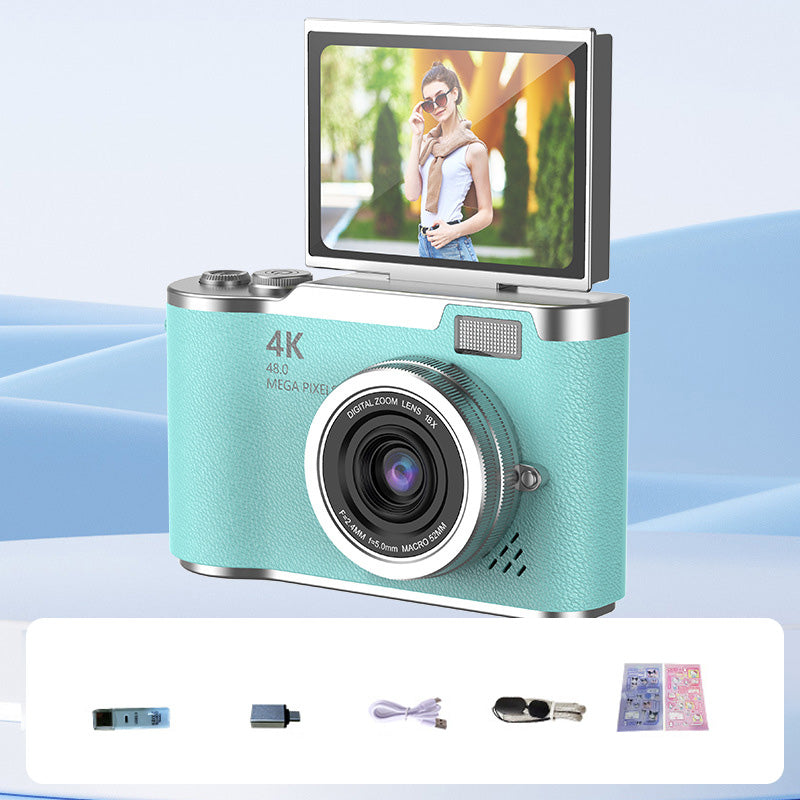 📸 50% DE RÉDUCTION + LIVRAISON GRATUITE ✨ Appareil Photo Numérique 4K HD à Écran Rabattable – Autofocus, Zoom 16X & Parfait pour Vlogs & Photos 🎥