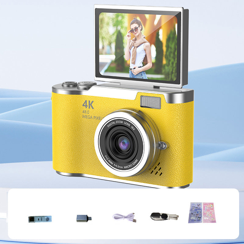 📸 50% DE RÉDUCTION + LIVRAISON GRATUITE ✨ Appareil Photo Numérique 4K HD à Écran Rabattable – Autofocus, Zoom 16X & Parfait pour Vlogs & Photos 🎥