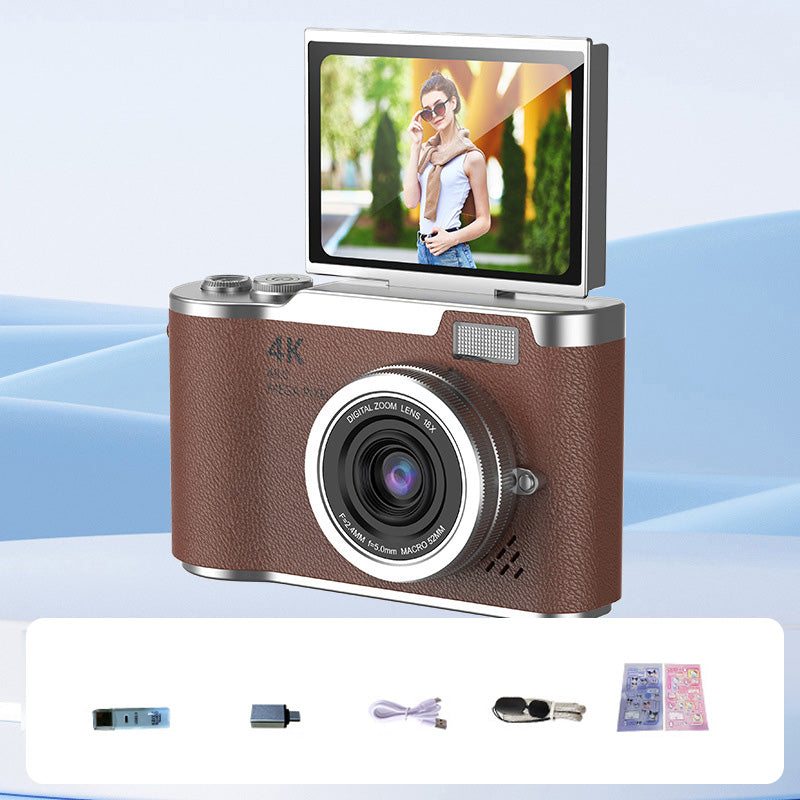 📸 50% DE RÉDUCTION + LIVRAISON GRATUITE ✨ Appareil Photo Numérique 4K HD à Écran Rabattable – Autofocus, Zoom 16X & Parfait pour Vlogs & Photos 🎥