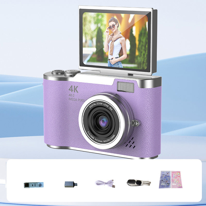 📸 50% DE RÉDUCTION + LIVRAISON GRATUITE ✨ Appareil Photo Numérique 4K HD à Écran Rabattable – Autofocus, Zoom 16X & Parfait pour Vlogs & Photos 🎥