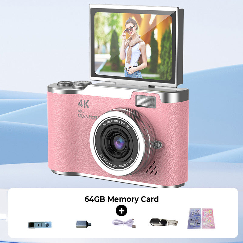 📸 50% DE RÉDUCTION + LIVRAISON GRATUITE ✨ Appareil Photo Numérique 4K HD à Écran Rabattable – Autofocus, Zoom 16X & Parfait pour Vlogs & Photos 🎥