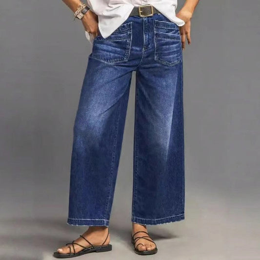 📢📢50 % de réduction !! ⏰⏰NOUVELLE SILHOUETTE 2026 – JEAN DÉCONTRACTÉ À JAMBES ÉVASÉES, FLATTEUR POUR TOUTES
