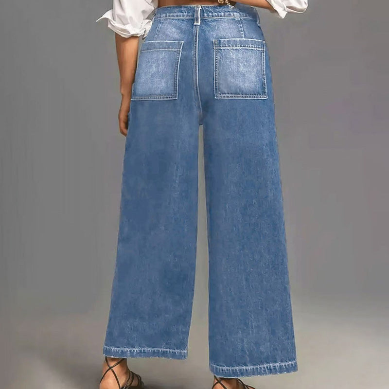 📢📢50 % de réduction !! ⏰⏰NOUVELLE SILHOUETTE 2026 – JEAN DÉCONTRACTÉ À JAMBES ÉVASÉES, FLATTEUR POUR TOUTES
