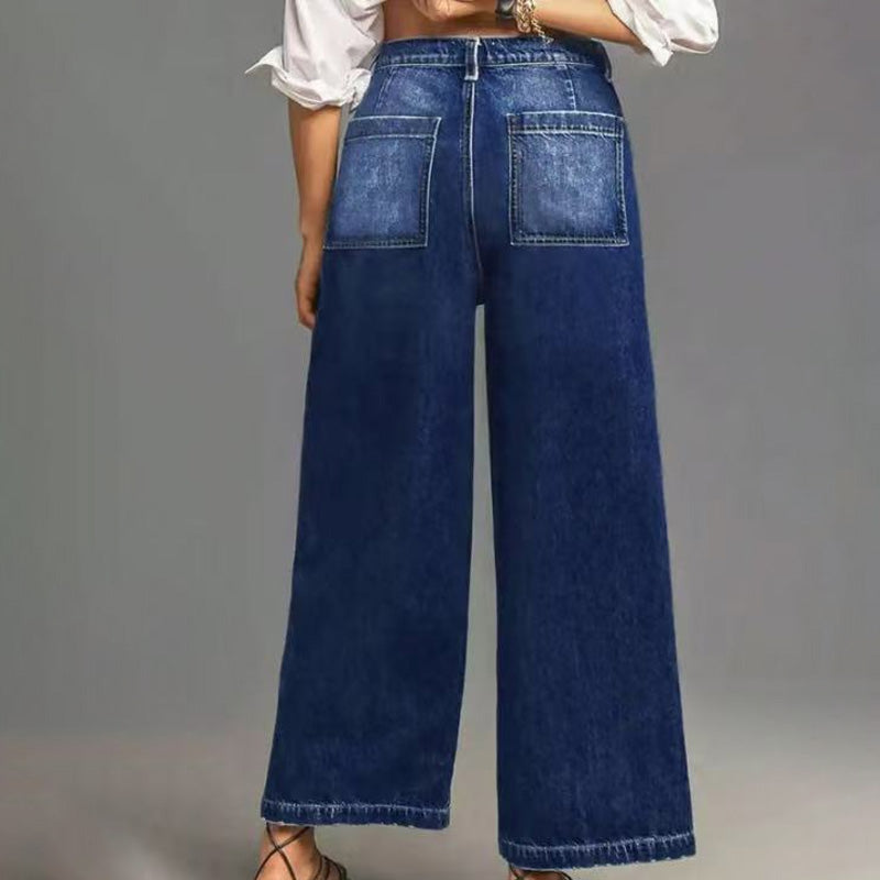 📢📢50 % de réduction !! ⏰⏰NOUVELLE SILHOUETTE 2026 – JEAN DÉCONTRACTÉ À JAMBES ÉVASÉES, FLATTEUR POUR TOUTES