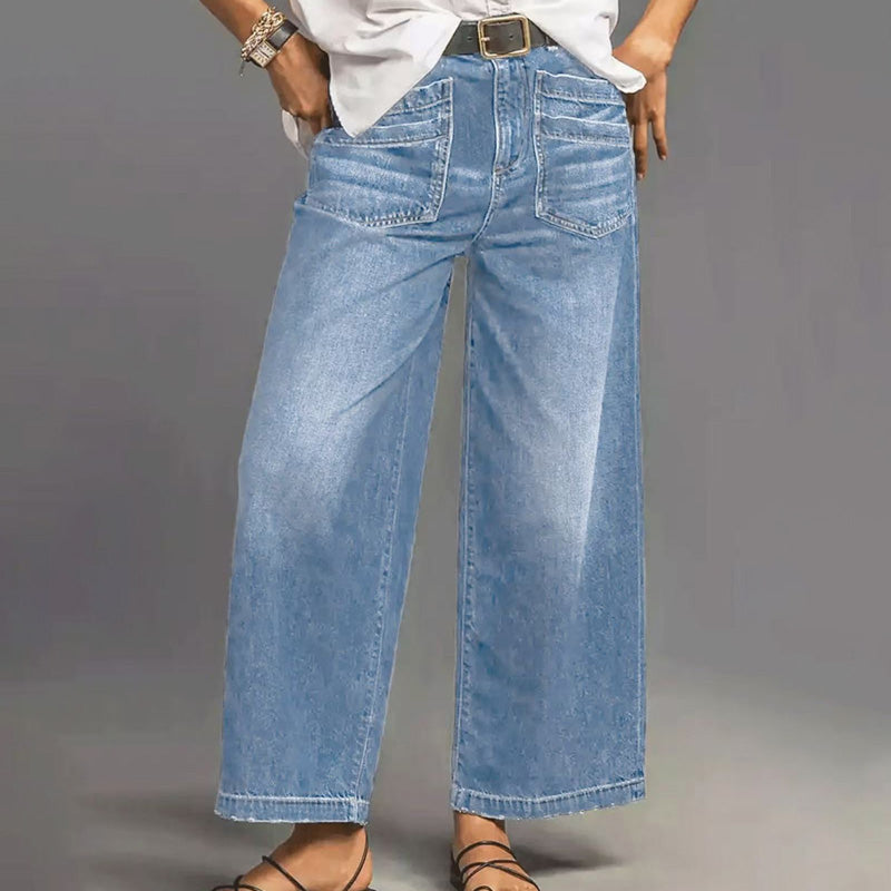 📢📢50 % de réduction !! ⏰⏰NOUVELLE SILHOUETTE 2026 – JEAN DÉCONTRACTÉ À JAMBES ÉVASÉES, FLATTEUR POUR TOUTES