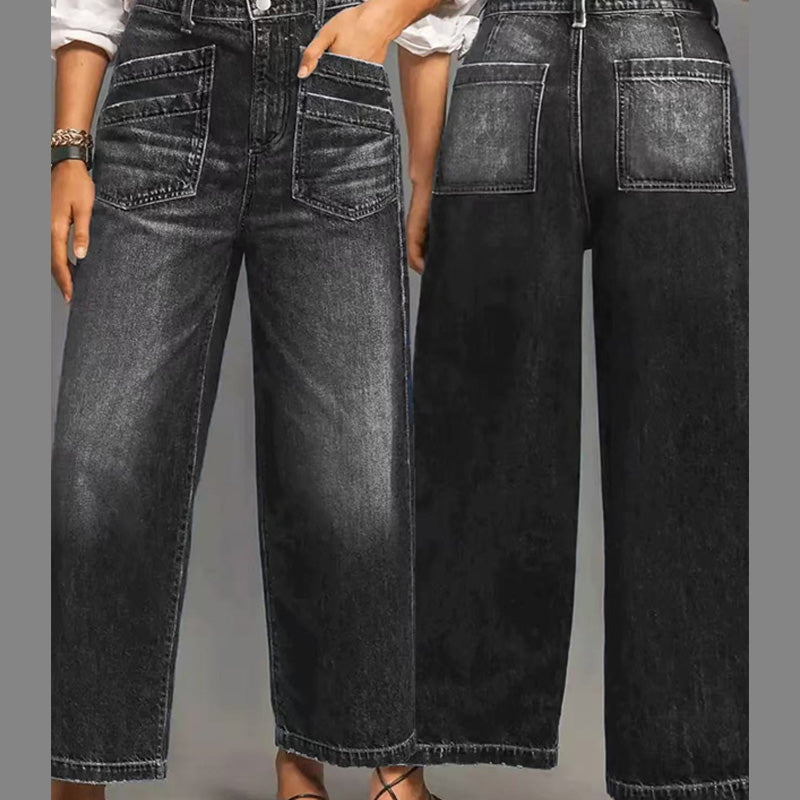 📢📢50 % de réduction !! ⏰⏰NOUVELLE SILHOUETTE 2026 – JEAN DÉCONTRACTÉ À JAMBES ÉVASÉES, FLATTEUR POUR TOUTES