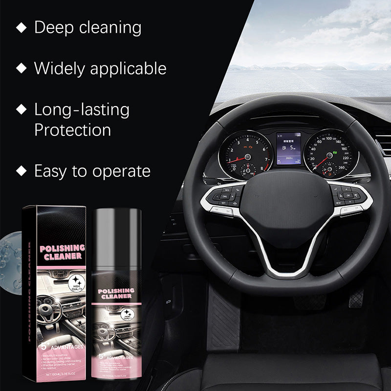 🎁 ACHETEZ 2, OBTENEZ 1 GRATUIT ! 💎 Nettoyant pour Intérieur de Voiture 100 ml – Formule Naturelle, Brilliance Éclatante & Protection Anti-Poussière 🧼✨