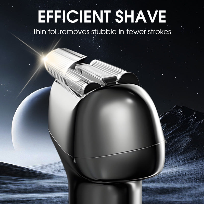 ⚡🪒 Rasoir Électrique Rechargeable Haute Précision – Grille Hexagonale Anti-Irritation, Moteur Silencieux & 100% Étanche IPX6