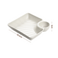 💎 ACHETEZ 2, OFFERT 1 ! 💎 Assiette à Snacks avec Compartiment Sauce Intégré – Anti-Dérapant, Sans BPA & Facile à Nettoyer 🥄🍽️