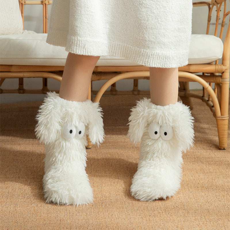 💗DERNIER JOUR DE VENTE : 50 % DE RÉDUCTION ⚡Plus de 50 000 articles vendus💕 Chaussons-chaussons en peluche pour femmes, chaussettes d'intérieur épaisses doublées en polaire antidérapantes, couvre-chaussures pour adultes