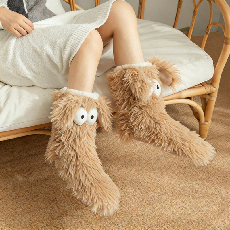 💗DERNIER JOUR DE VENTE : 50 % DE RÉDUCTION ⚡Plus de 50 000 articles vendus💕 Chaussons-chaussons en peluche pour femmes, chaussettes d'intérieur épaisses doublées en polaire antidérapantes, couvre-chaussures pour adultes
