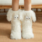 💗DERNIER JOUR DE VENTE : 50 % DE RÉDUCTION ⚡Plus de 50 000 articles vendus💕 Chaussons-chaussons en peluche pour femmes, chaussettes d'intérieur épaisses doublées en polaire antidérapantes, couvre-chaussures pour adultes