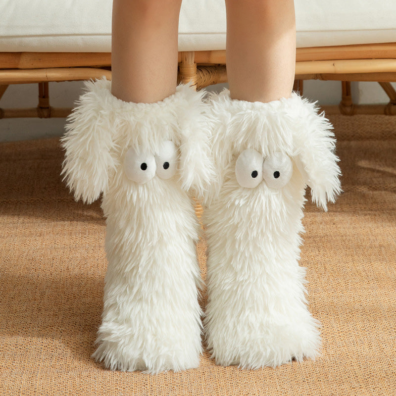 💗DERNIER JOUR DE VENTE : 50 % DE RÉDUCTION ⚡Plus de 50 000 articles vendus💕 Chaussons-chaussons en peluche pour femmes, chaussettes d'intérieur épaisses doublées en polaire antidérapantes, couvre-chaussures pour adultes