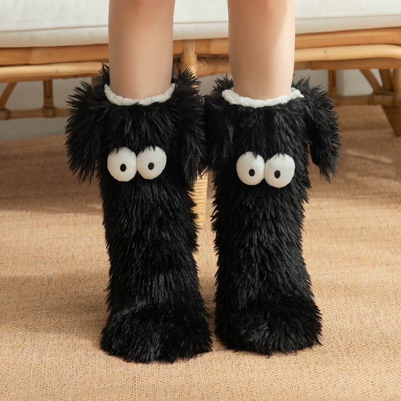 💗DERNIER JOUR DE VENTE : 50 % DE RÉDUCTION ⚡Plus de 50 000 articles vendus💕 Chaussons-chaussons en peluche pour femmes, chaussettes d'intérieur épaisses doublées en polaire antidérapantes, couvre-chaussures pour adultes