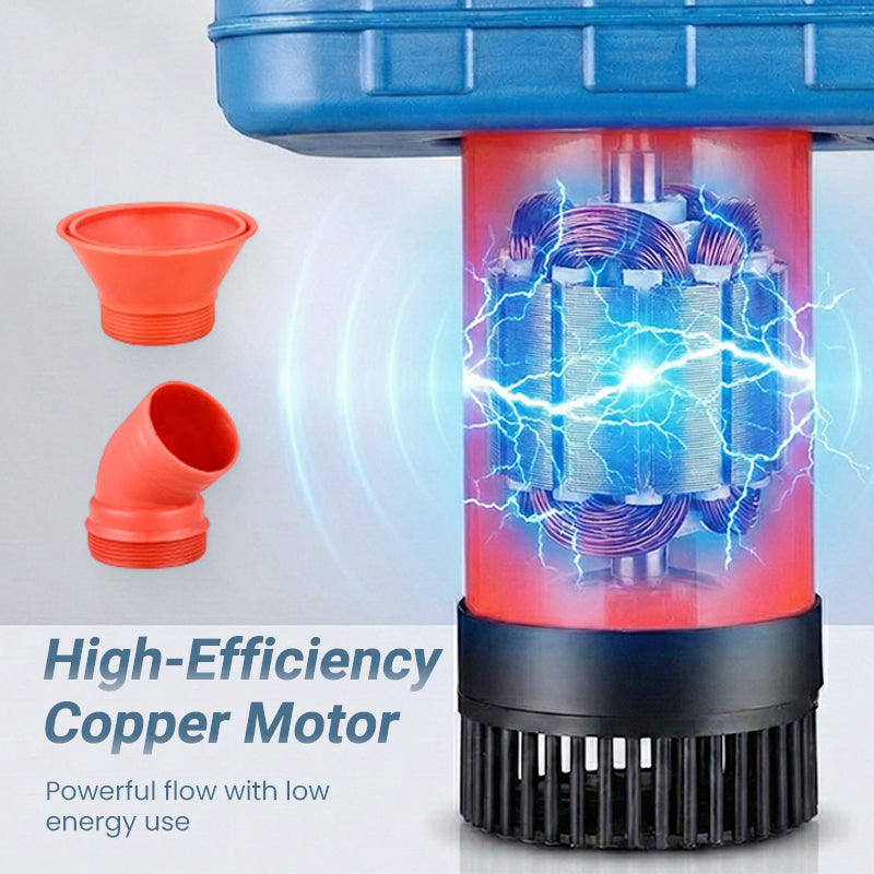 📢 50% DE RÉDUCTION ! ⏰ Aérateur et Pompe de Bassin 2-en-1 – Moteur Cuivre 550W, Débit 12m³/h & Base Flottante – Oxygénation et Irrigation pour un Écosystème Sain 🌊🐟✨