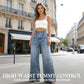 💐50% DE RÉDUCTION ! Jean Jambe Large Taille Haute – Coupe Fluide & Élégante 🌬️👖【Prix Spécial】