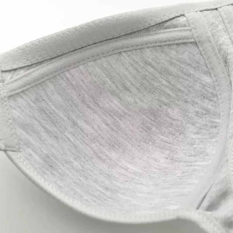 💎 50% DE RÉDUCTION ! 💎 Lot de 4 Soutiens-Gorge Push-Up à Fermeture Avant – Sans Armatures, Sans Coutures & Soutien Latéral pour un Confort Toute la Journée 👙🌸