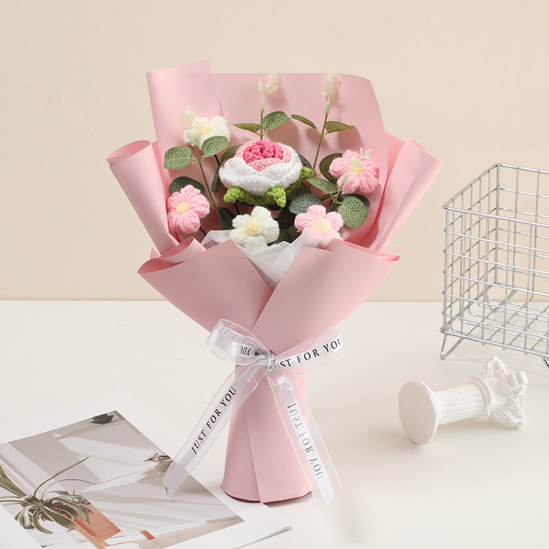 📢📢50 % DE RÉDUCTION !!⏰Bouquet de fleurs au crochet délicat fait à la main