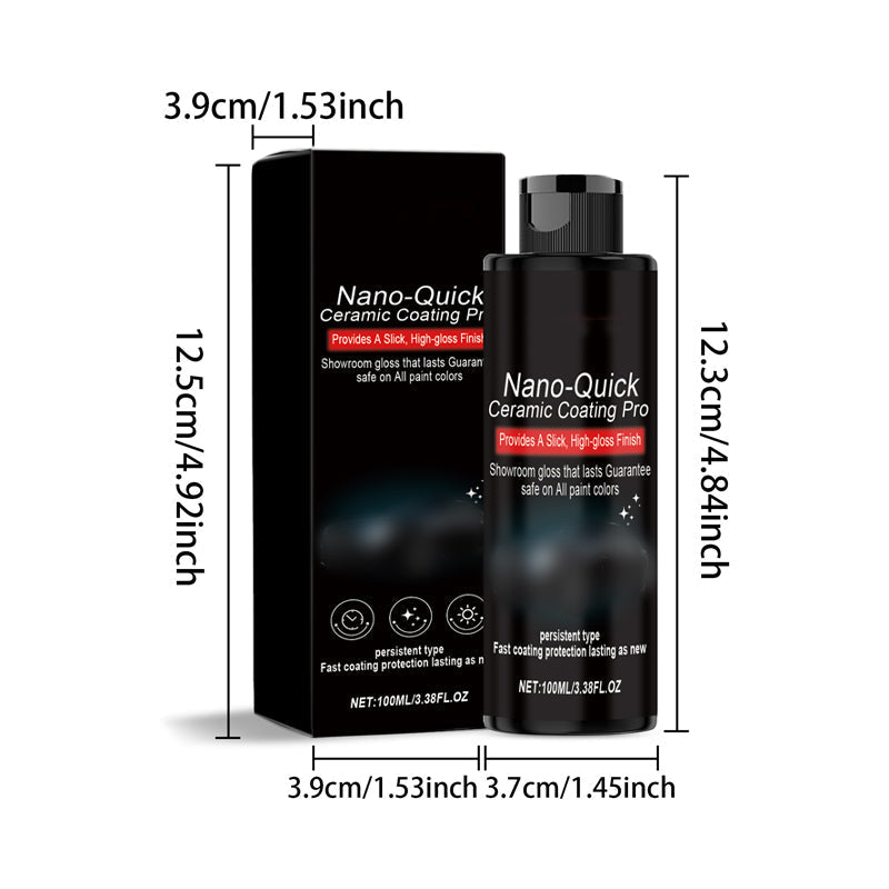 🚙 PROMO 50 % DE RÉDUCTION ! 💣 Spray Lustrant Nano‑Céramique – Brillant Miroir Hydrofuge ✨