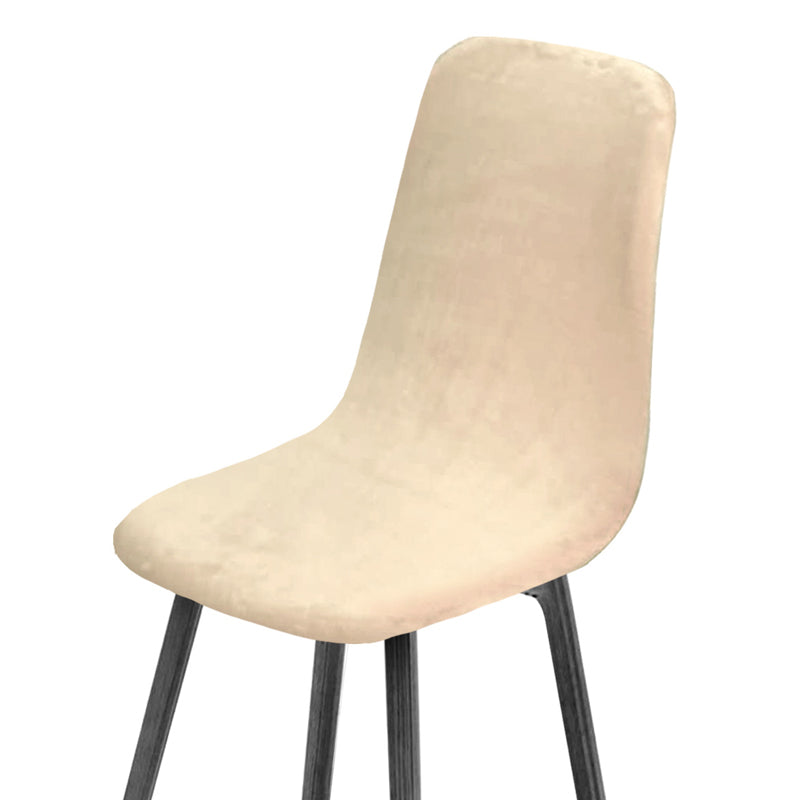 Housse de chaise souple et extensible à courbes