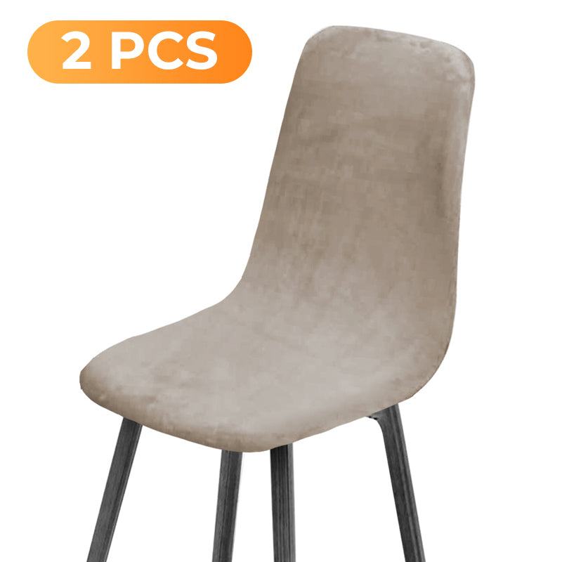 Housse de chaise souple et extensible à courbes