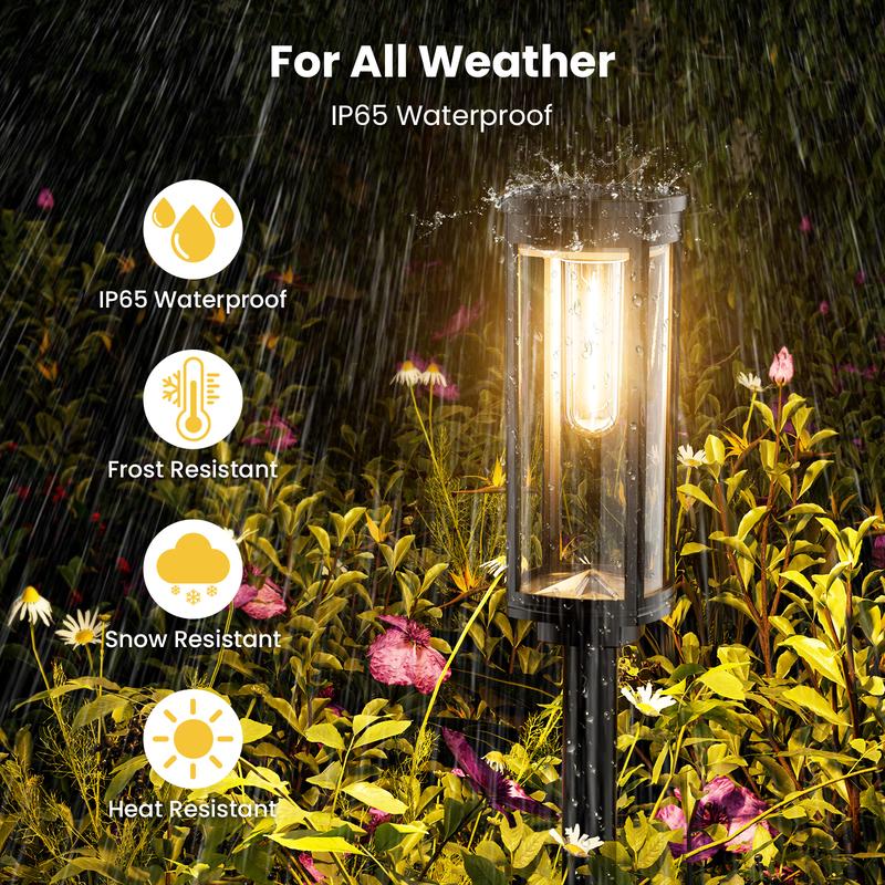 🎉 ACHETEZ PLUS ÉCONOMISEZ PLUS 🎁 Lampes Solaires Allée Extérieur – Panneau Solaire Haute Performance, Batterie NI-MH 12-14h, Design Rétro Vintage, IP65 Imperméable ✨