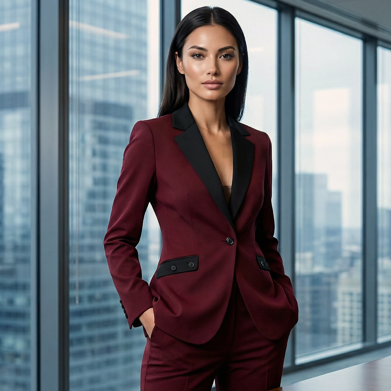 💐53% DE RÉDUCTION – TEMPS LIMITÉ ! Ensemble Formel avec Pantalon Droit – Polyester Durable & Élégant 🖤👖【Promo Flash】