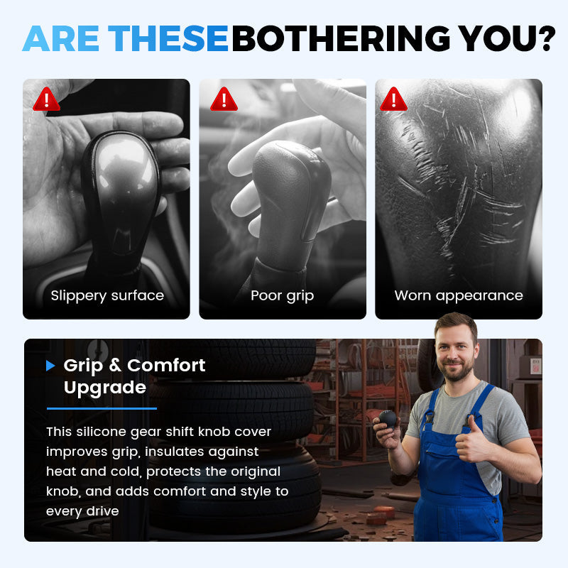 Silicone Gear Shift Knob Cover