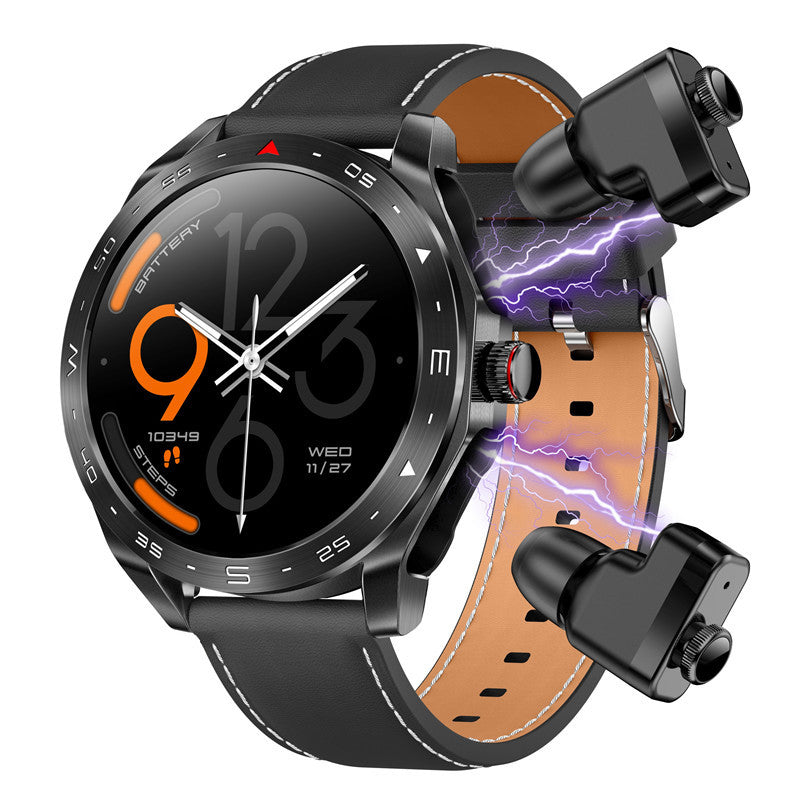 Montre connectée 2 en 1 avec écouteurs TWS intégrés