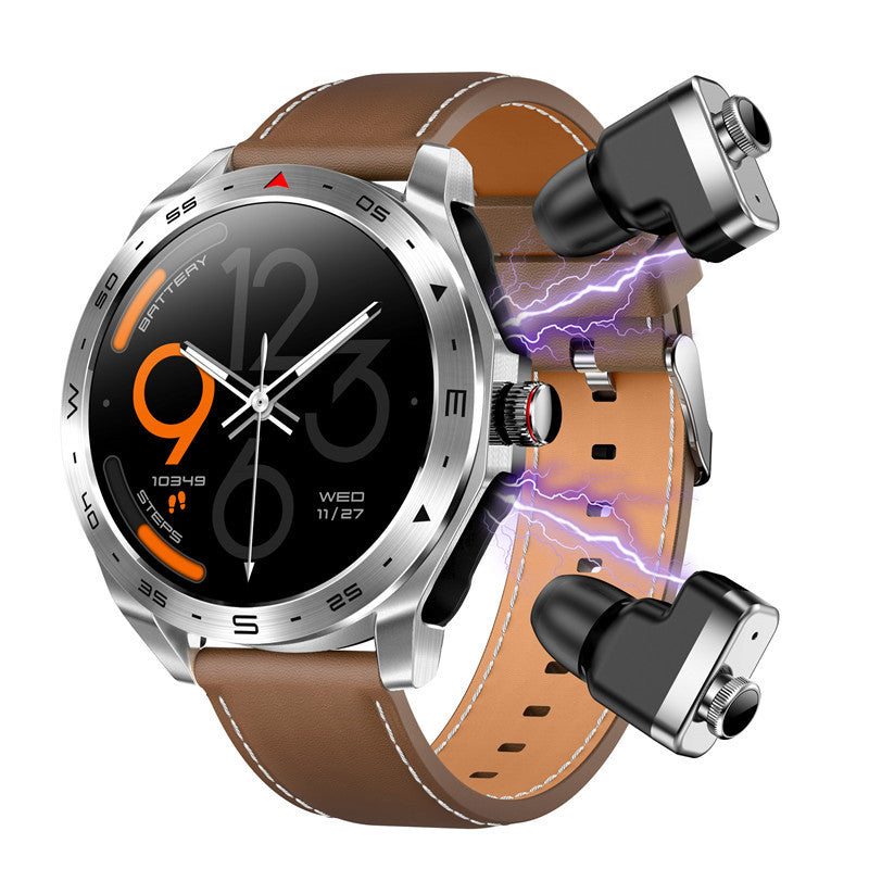 Montre connectée 2 en 1 avec écouteurs TWS intégrés