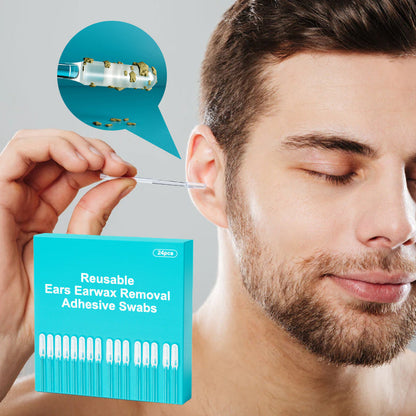 👂🏻 Offre à durée limitée : -50 % 🏆 Coton-tiges adhésifs réutilisables pour retirer le cérumen
