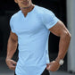 💎 50 % DE RÉDUCTION EN CE MOMENT ! ⚡ T-shirt de sport unie pour homme – Coupe ajustée, encolure en V échancrée et tissu extensible haut de gamme 👕🔥