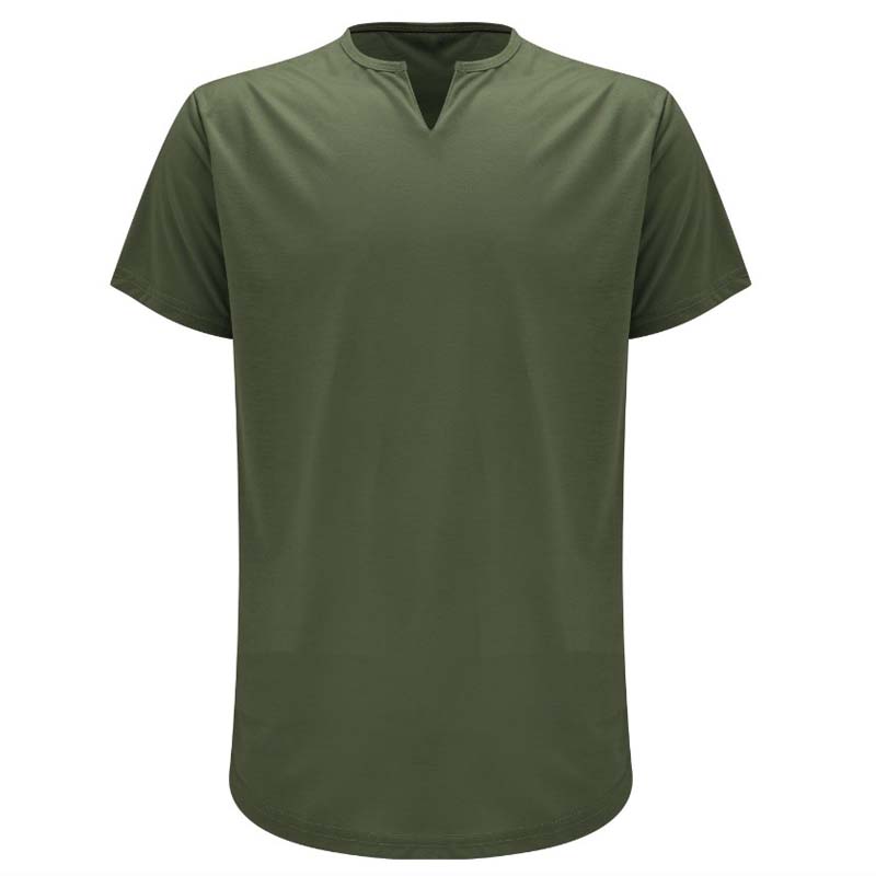 💎 50 % DE RÉDUCTION EN CE MOMENT ! ⚡ T-shirt de sport unie pour homme – Coupe ajustée, encolure en V échancrée et tissu extensible haut de gamme 👕🔥