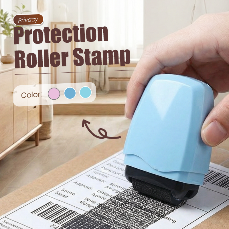 🔒 50% DE RÉDUCTION! 🛡️ Tampon rouleau de protection des données – Brouilleur efficace, encre à séchage rapide – Protégez vos infos personnelles en un geste ✉️