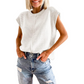 Gilet sans manches en maille pour femme