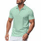 📢📢60 % de réduction !! ⏰T-shirt à col et manches courtes à séchage rapide pour homme