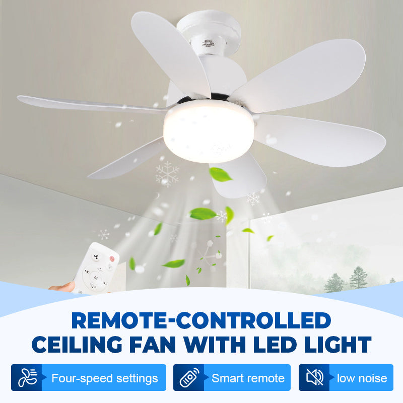 💎 50% DE RÉDUCTION ! 💎 Ventilateur Plafond LED 2 en 1 – 4 Vitesses, 3 Températures de Lumière & Télécommande Incluse
