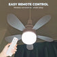 💎 50% DE RÉDUCTION ! 💎 Ventilateur Plafond LED 2 en 1 – 4 Vitesses, 3 Températures de Lumière & Télécommande Incluse